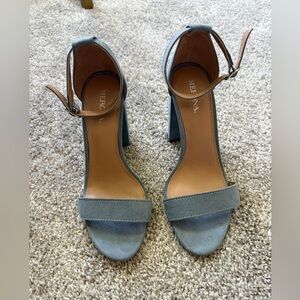 Merona Light blue block heels
